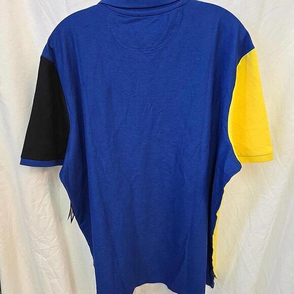 U.S. Polo‎ Assn. Men's Sport Sash Polo Size 2XL Yellow/Blue NWT - Picture 11 of 16